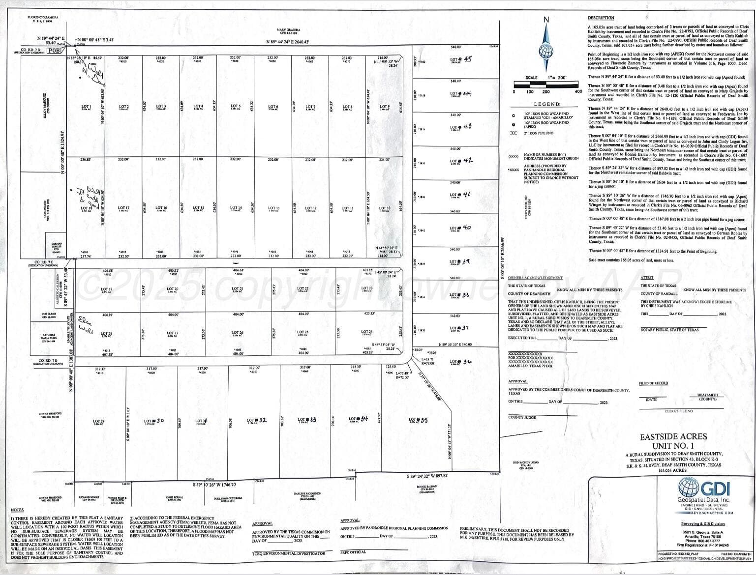 CO RD 7B, 7C, and 7D, Hereford, TX 79045
