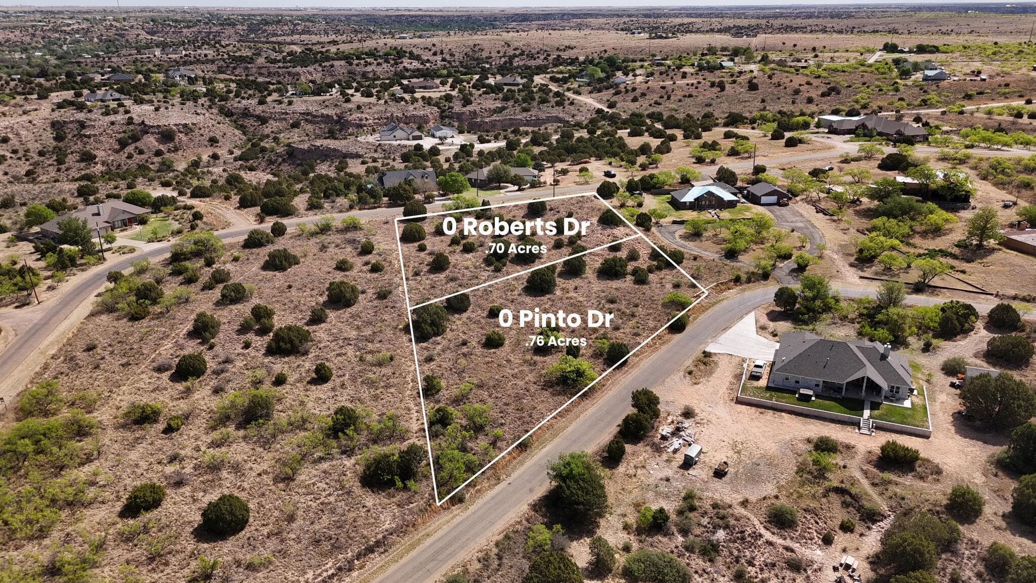 0 Pinto Drive & 0 Roberts Drive, Amarillo, TX 79118